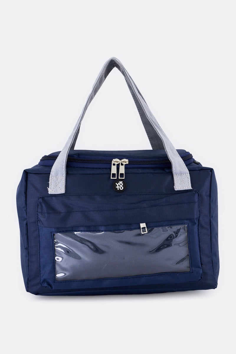 YOTO Kids Boy Brand Logo Lunch Bag, Navy  - Image 1