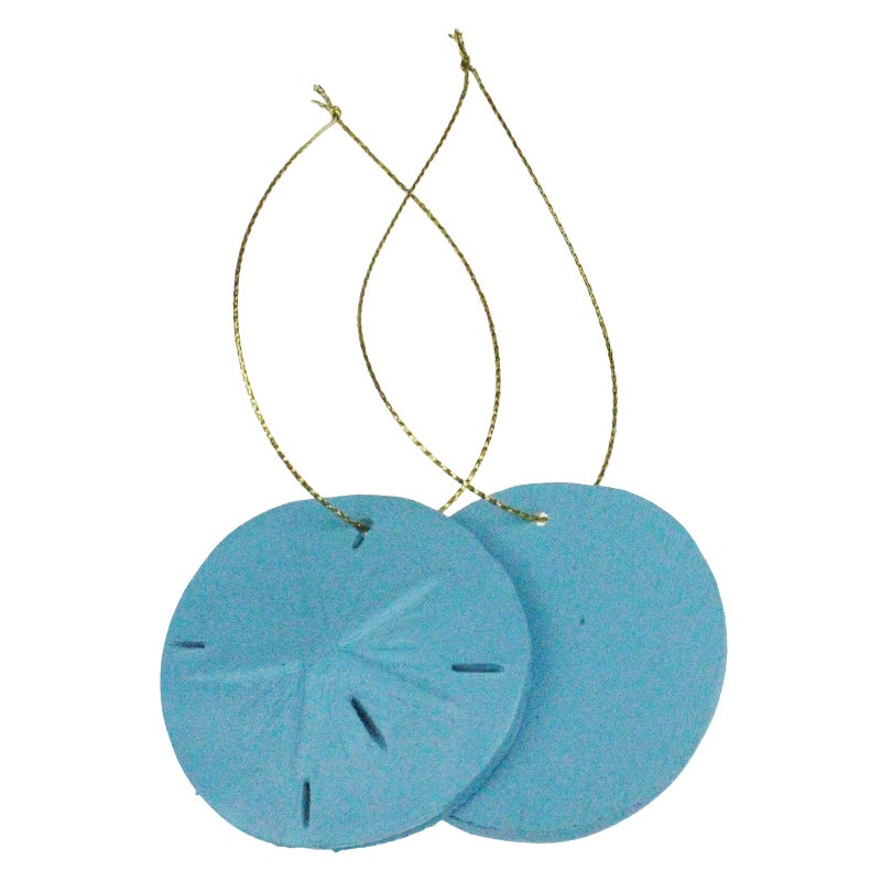 Thintinick 30 Pieces Resin Starfish Seahorse Sanddollar Conch & Seashells Set with Rope for Christmas Tree Hanging Ornaments Beach Theme Wedding Home Decor & DIY Crafts (Blue) - Image 4