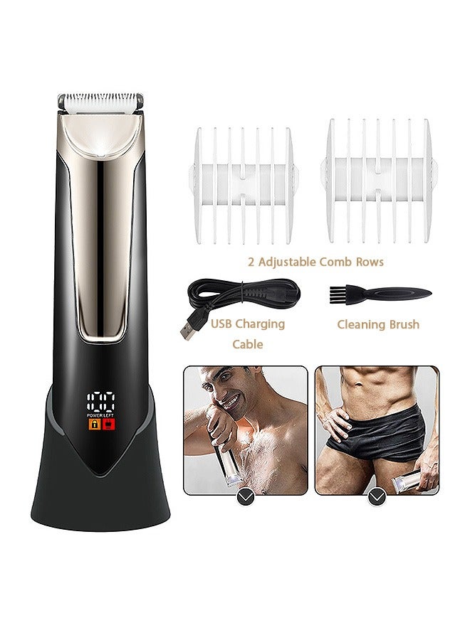 XIXI Unisex Beard Trimmer, Waterproof Electric Shaver, Rechargeable Cordless Hair Clippers - Image 1