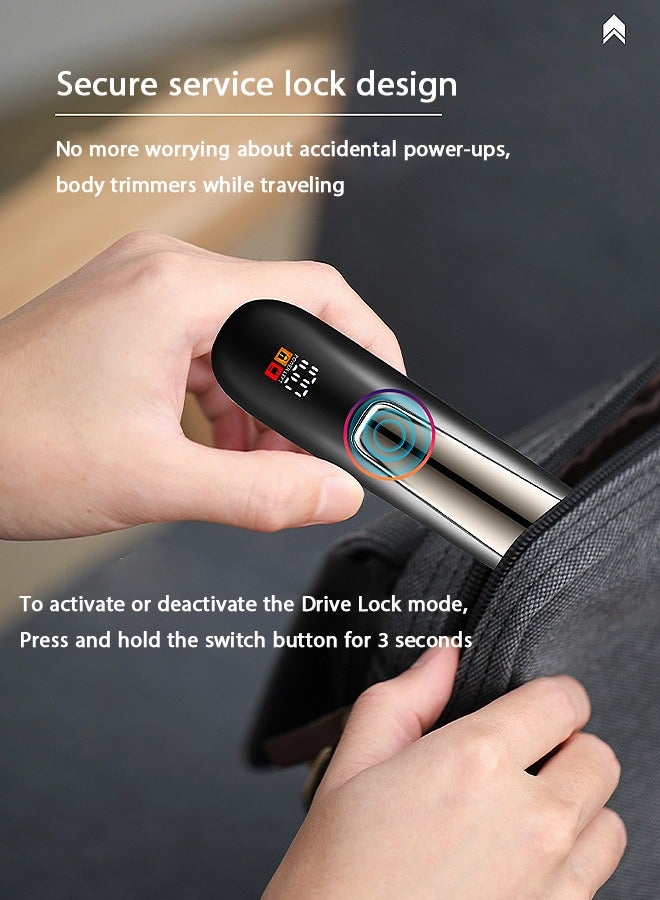 XIXI Unisex Beard Trimmer, Waterproof Electric Shaver, Rechargeable Cordless Hair Clippers - Image 4