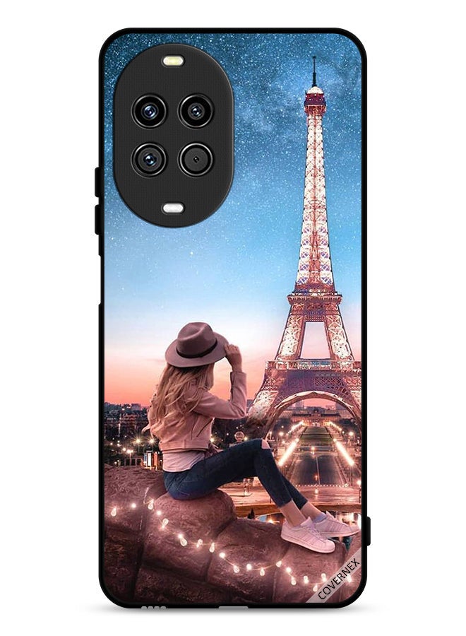 Covernex Huawei nova 14 Pro 5G Protective Case Cover Hat Girl & Eiffel Tower