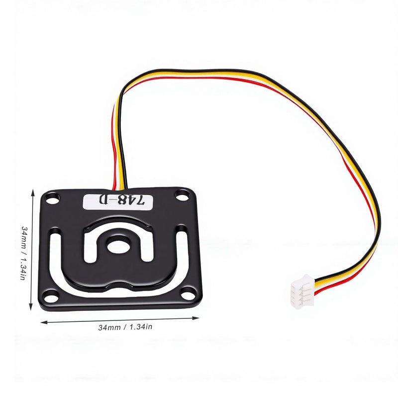 FTVOGUE 4 Pcs 3D Printer Strain Gauge Hot Bed Pressure Sensor Strain Gauge for K1 SE with Alloy Steel Real Time Stress Detection Automatic Bed Leveling - Image 2