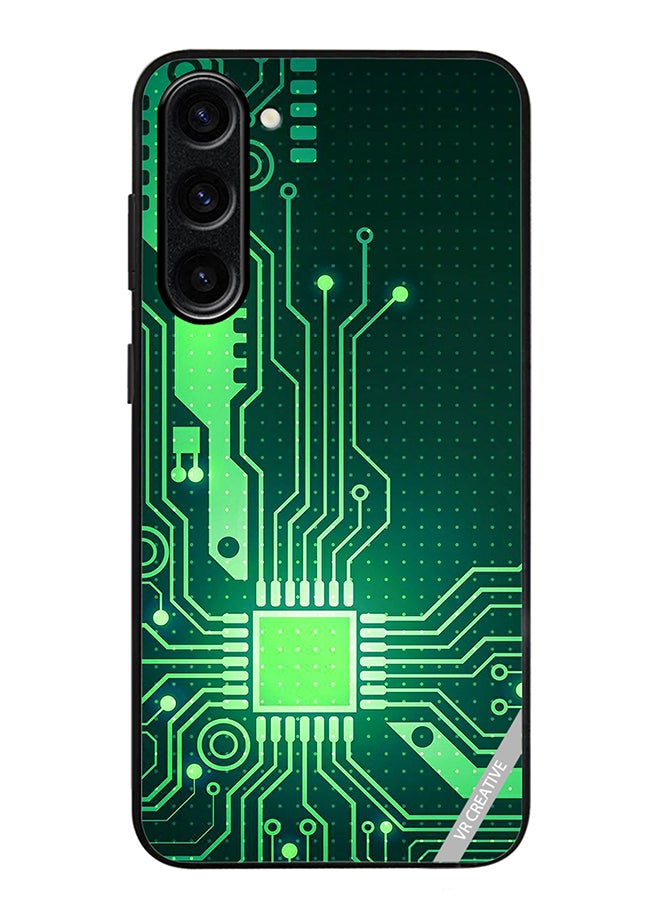 VR CREATIVE Protective Case Cover For Samsung Galaxy S24 Plus Circuit Design Multicolour - Image 1