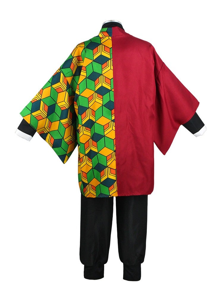 Slayer Tomioka Giyuu Cosplay Costume Anime Kimono Outfit Set Cosplay Costume Uniform Outfit Set  - Image 2