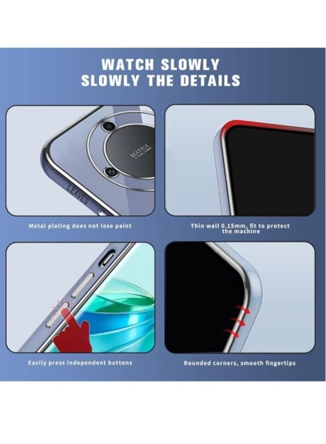 Case Compatible with Realme 11 Pro Plus 5G, Maple Leaf Pattern Ultra Thin TPU Bumper Shockproof Soft Cover Electroplating Phnom Penh Design Silicone Slim Case - Image 2