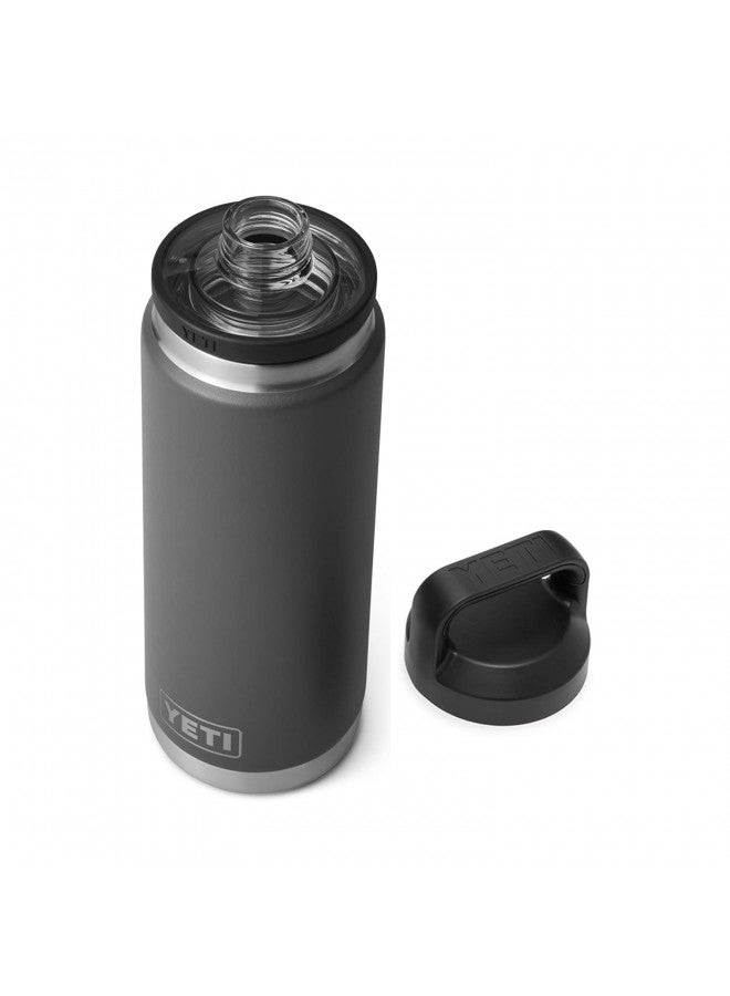 YETI YETI Rambler 26 oz Bottle, Vacuum Insulated, Stainless Steel with Chug Cap, Charcoal - Image 2