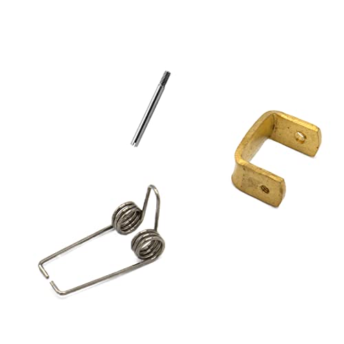 Cheerock Trombone Replacement Wind Instruments Accessories including Drain Valves Wire Spring Valve Base Shaft with Cork Pad - Image 2