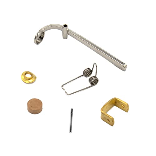 Cheerock Trombone Replacement Wind Instruments Accessories including Drain Valves Wire Spring Valve Base Shaft with Cork Pad - Image 5