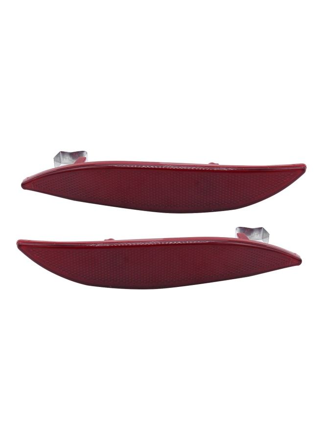 Loquat Left and Right Rear Reflector Bumper Tail Light Lens Replacement for Renault Megane MK3 2008-2013 265600004R - Image 3