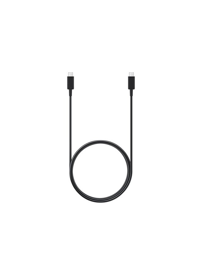 Samsung Cable (Type C to C)_5A 1.8 Mtr Black - Image 1