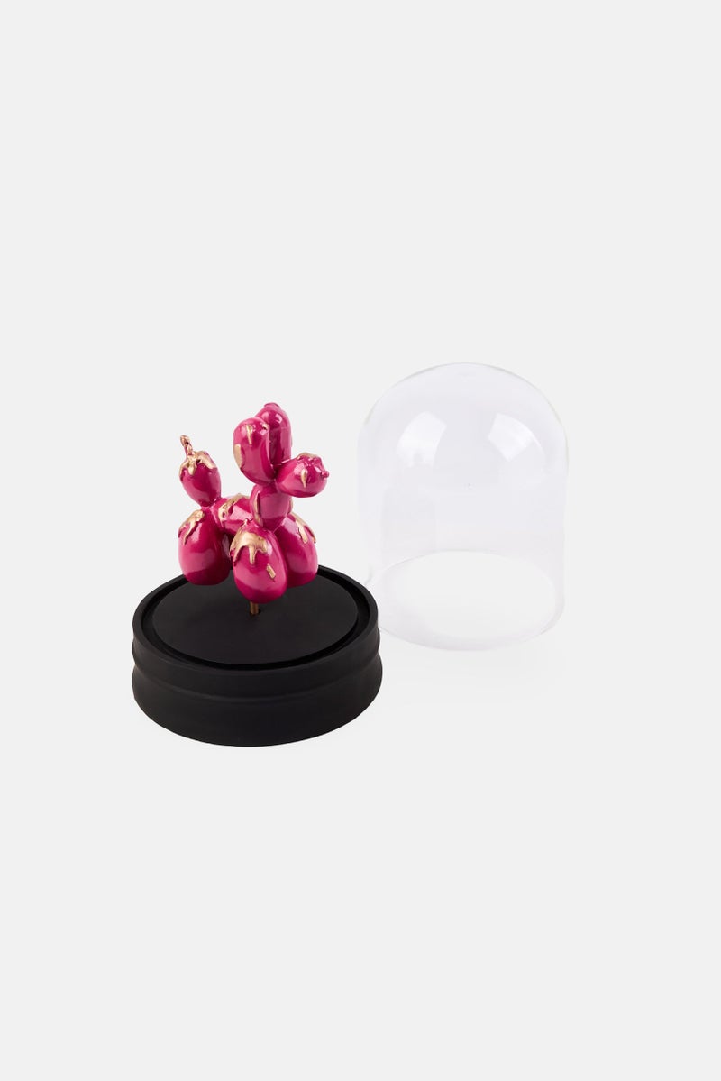 Nanette lepore Polyresin Decorative Standing Balloon Dog With Glass Cover, Multicolor  - Image 2