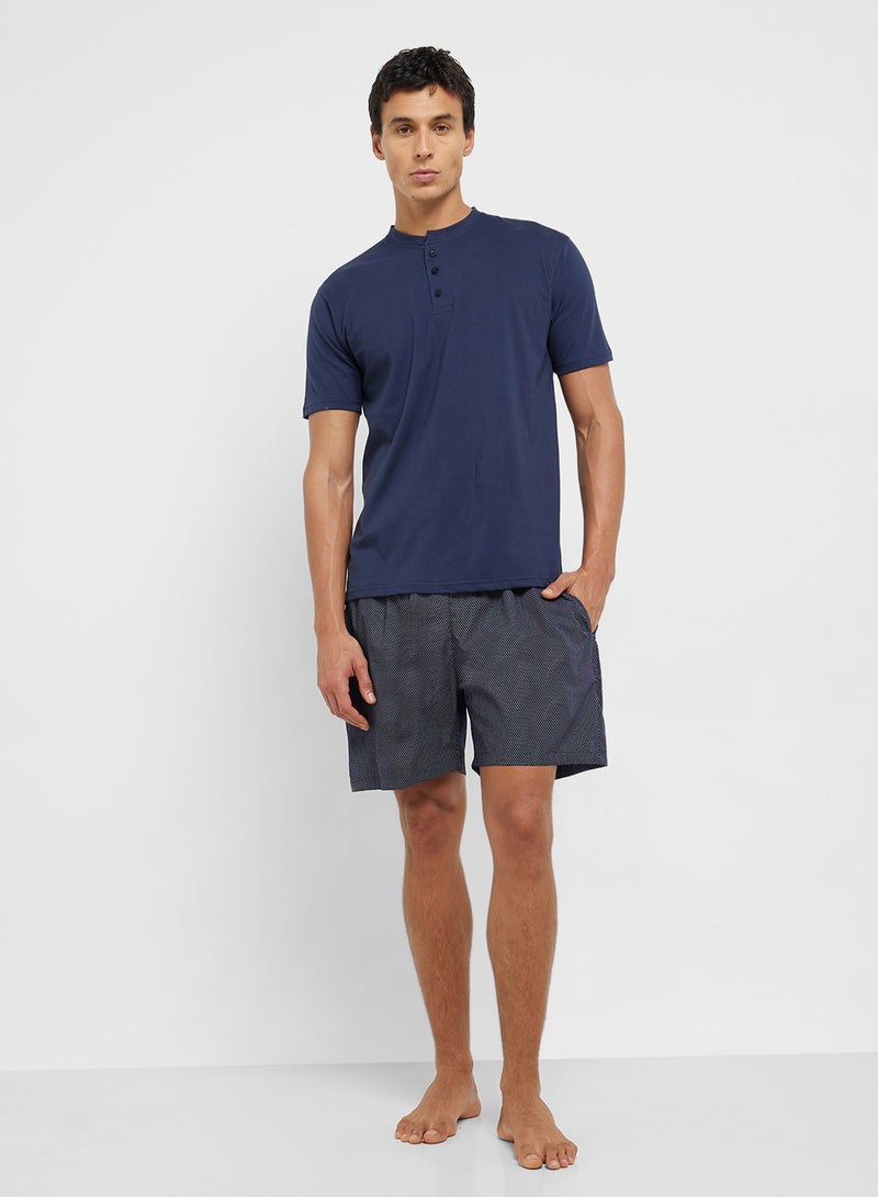 Seventy Five Nightwear T-Shirt & Shorts Set  - Image 5