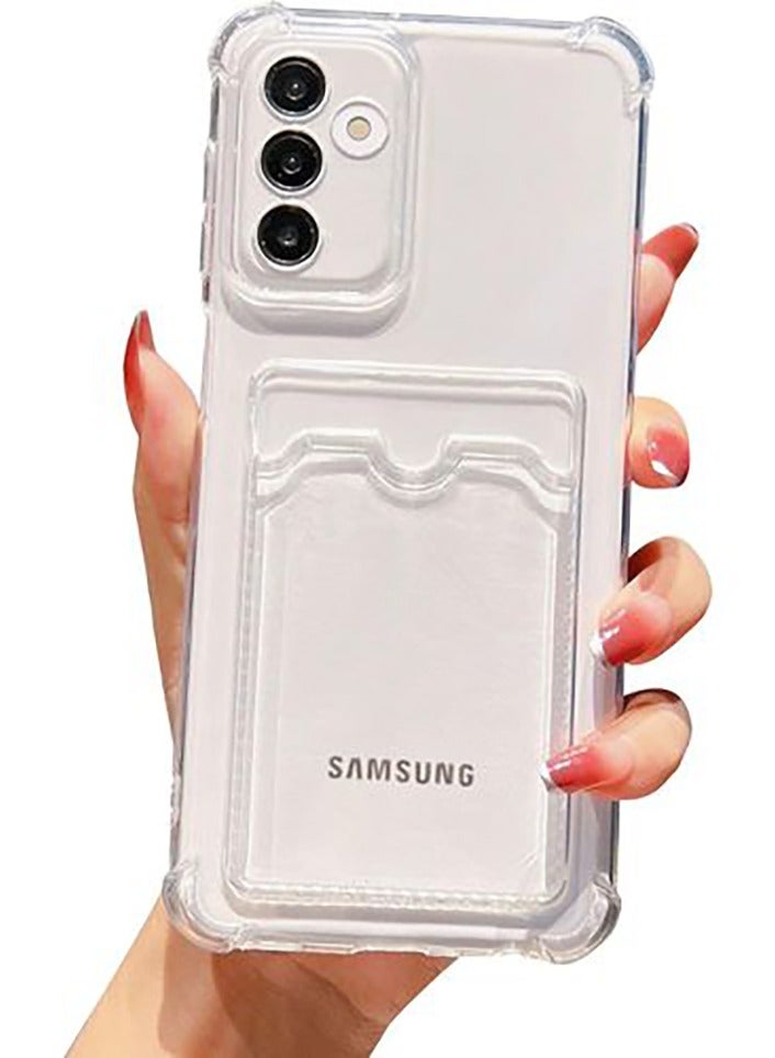 Samsung Galaxy A34 Wallet Cover Transperent Case  - Image 1