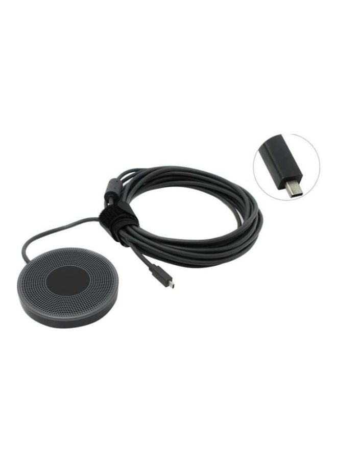 Logitech MeetUp Expansion Microphone 989-000405 Black - Image 3