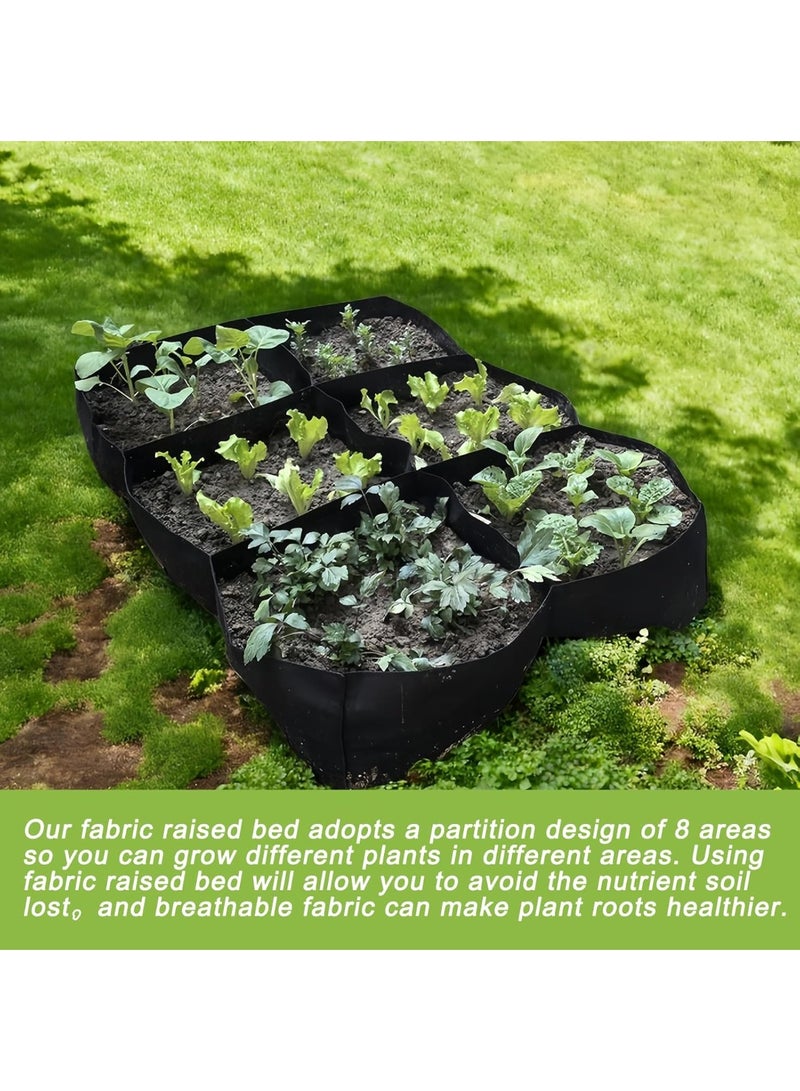 Arabest Grow Bags, Fabric Raised Garden Bed for Vegetable Herbs Gardening, 57 Gallon Fabric Planting Bags Pots Indoor Outdoor, 4x2x1ft - Image 5