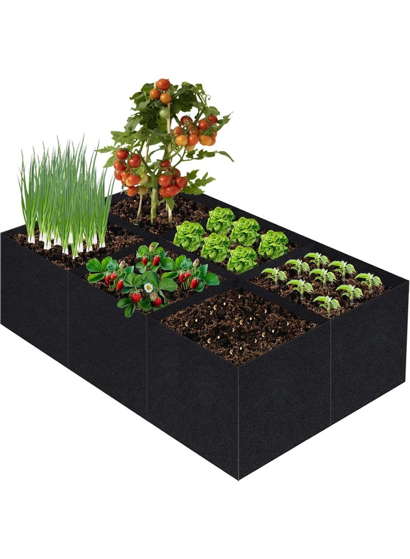Arabest Grow Bags, Fabric Raised Garden Bed for Vegetable Herbs Gardening, 57 Gallon Fabric Planting Bags Pots Indoor Outdoor, 4x2x1ft - Image 1