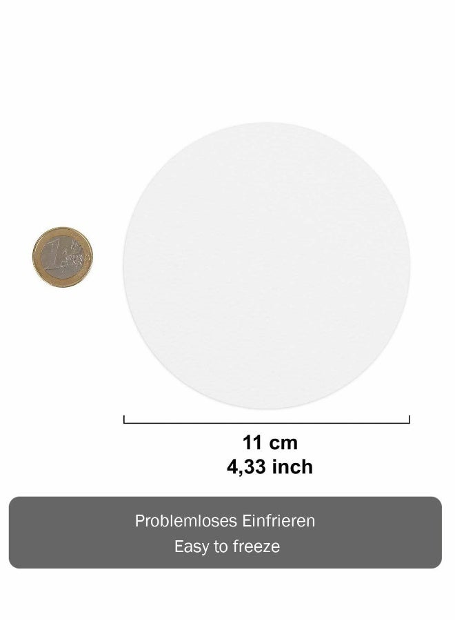 Burger Press Discs 500 Pieces Round 11 cm Parchment Paper for and Patty Makers Wax Sheets Hamburger Patties Meat Balls - Image 3