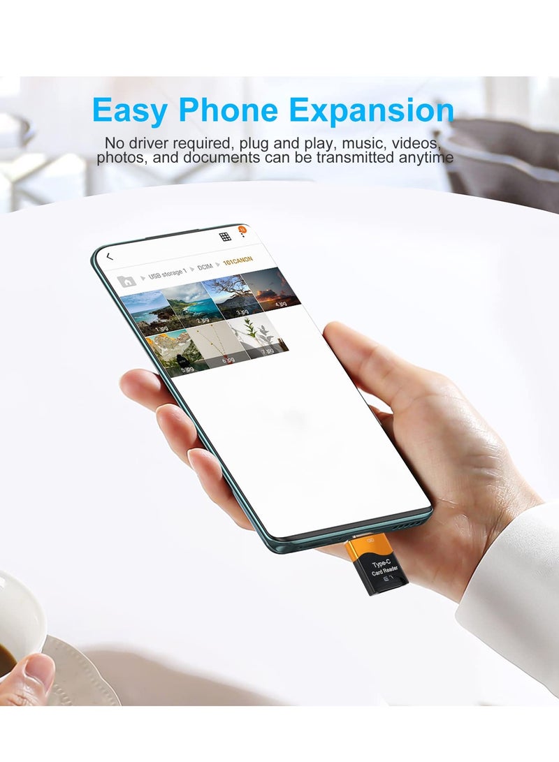 قارئ بطاقات TF، قارئ بطاقات Micro SD، ذاكرة خارجية عالية السرعة، محول قارئ بطاقات ذاكرة TF من النوع C متوافق مع أجهزة الكمبيوتر المحمولة، MacBook، Galaxy