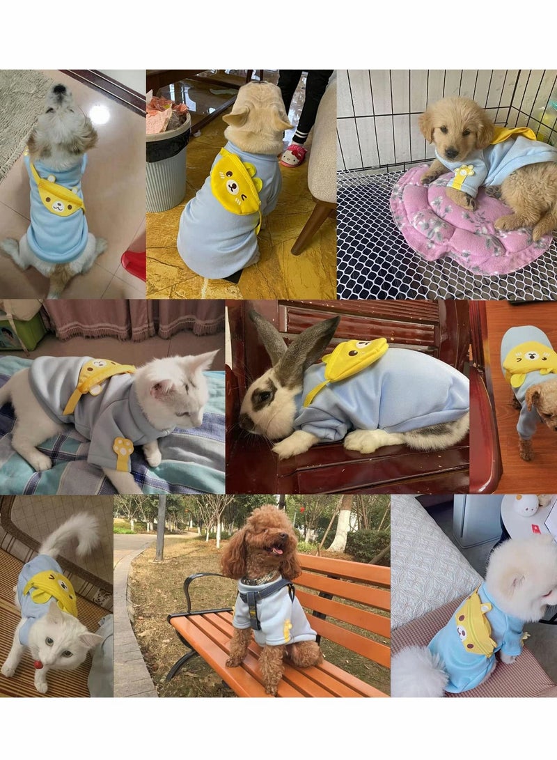 Excefore Dog Shirts Quick Dry Soft Stretchy Dog T-Shirts, Soft Breathable Warm Puppy Clothes Cute Cartoon Dog T-Shirts M (Fit 5-7 lbs, Chest 11.8")  - Image 5