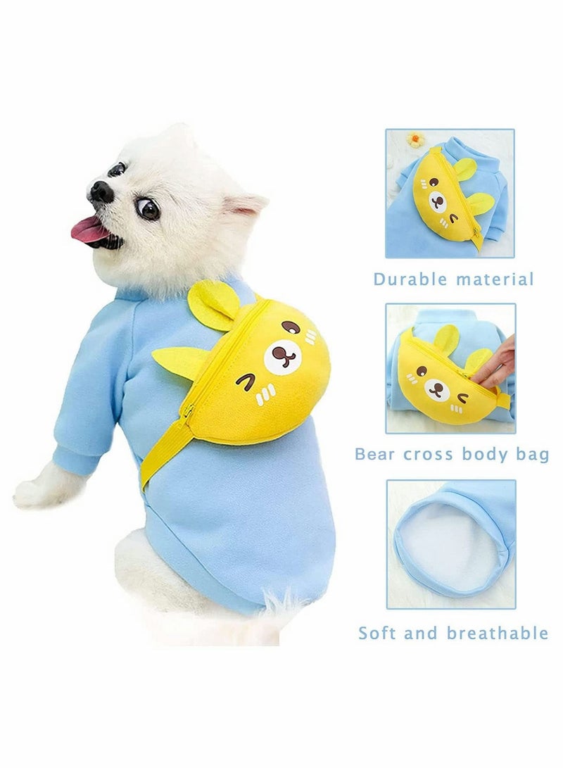 Excefore Dog Shirts Quick Dry Soft Stretchy Dog T-Shirts, Soft Breathable Warm Puppy Clothes Cute Cartoon Dog T-Shirts M (Fit 5-7 lbs, Chest 11.8")  - Image 4