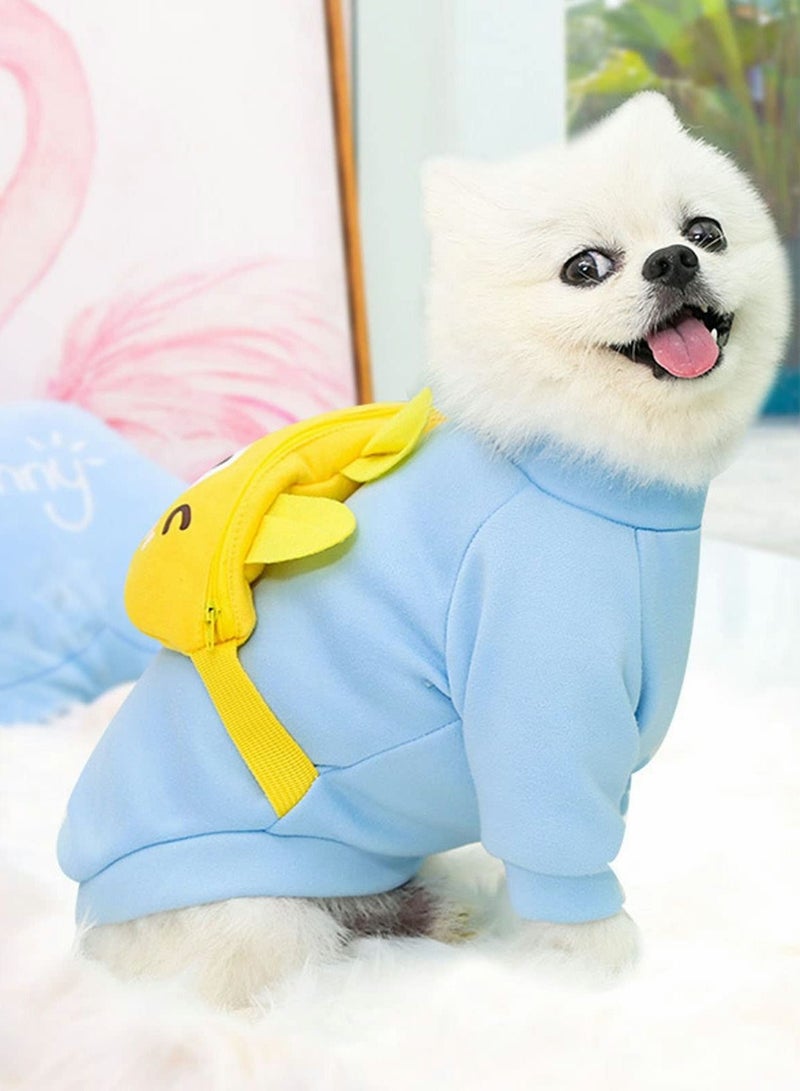 Excefore Dog Shirts Quick Dry Soft Stretchy Dog T-Shirts, Soft Breathable Warm Puppy Clothes Cute Cartoon Dog T-Shirts M (Fit 5-7 lbs, Chest 11.8")  - Image 2
