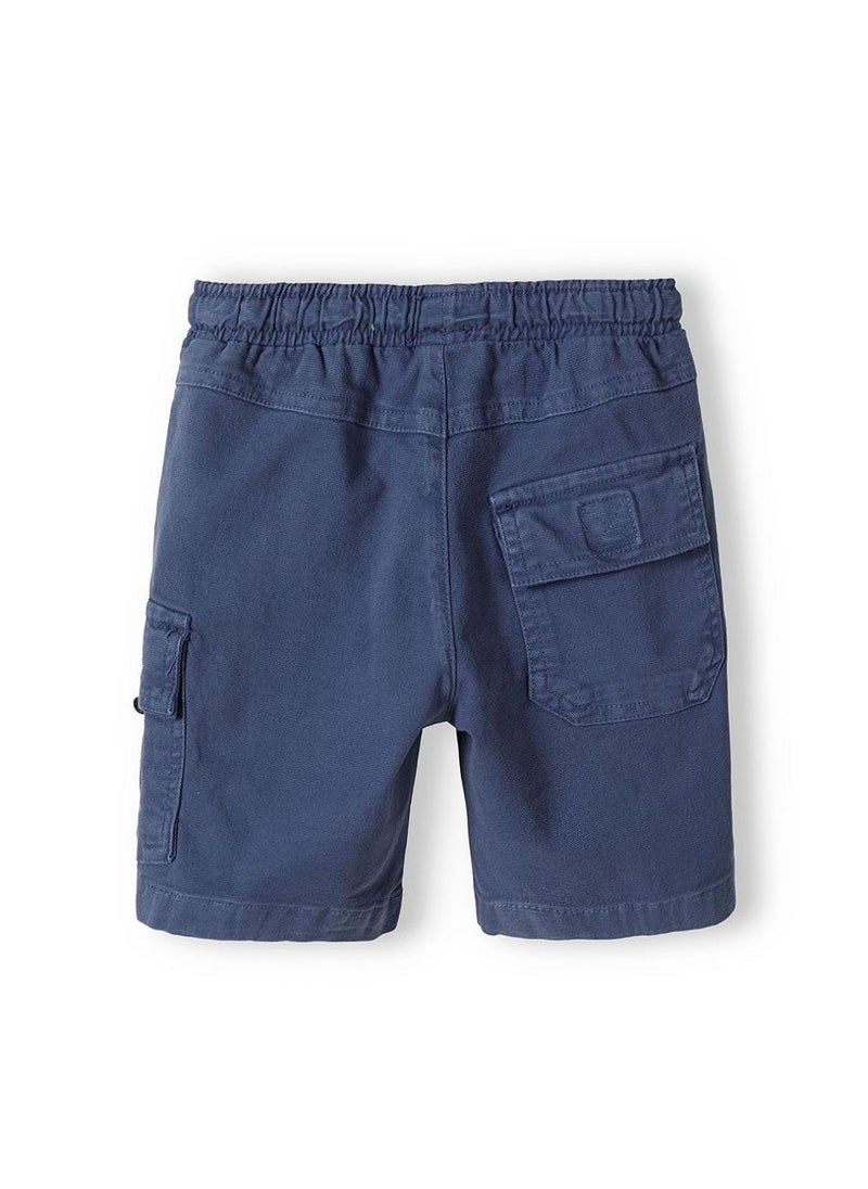 MINOTI Boys combat style shorts with drawcord navy - Image 2
