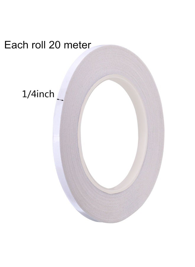 Hotop 1 4 Inch Quilting Sewing Tape Wash Away Tape Each 22 Yard 3 Rolls - Image 2
