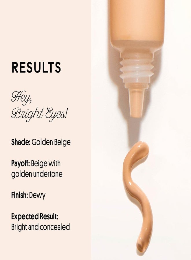 Winky Lux Peeper Perfect Under Eye Concealer, Makeup & Eye Brightener, Full Coverage Concealer for Dark Circles, Color Corrector & Eye Primer, With Collagen, Hyaluronic Acid & Vitamin E (Golden Beige) - Image 4