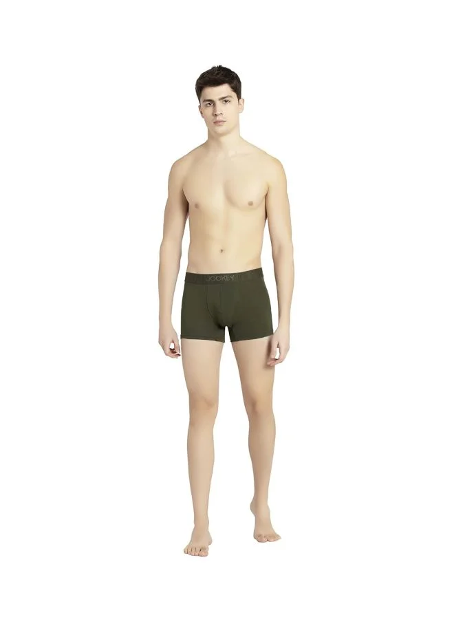 جوكي Jockey IC32 Men Supima Cotton Elastane Stretch Solid Trunk with Ultra soft Waistband