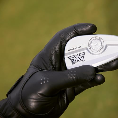 PXG Golf Mens Players Glove Right Handed Golfer Left Handed Glove Cabretta Leather Medium/Large Black - Image 2
