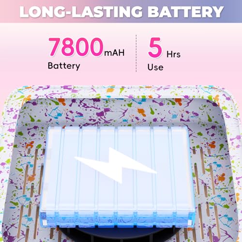 Bingguz Cordless Nail Dust Collector, 1000PA Professional Dust Collector Nail Tech, Rechargeable Nail Vacuum Dust Collector for Beginner with Reusable Filter, Portable Nail Fan Dust Collector for Home & Salon - Image 3