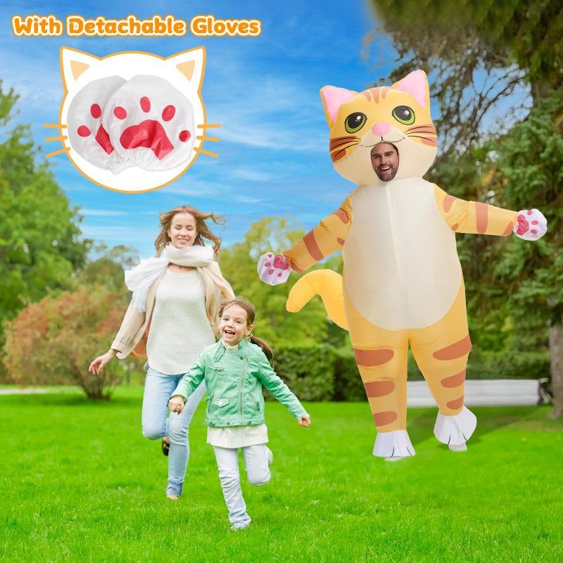 Spinosaurus Inflatable Cat Costume for Adult,Inflatable Christmas Costume Halloween and Thanksgiving Blow Up Animal Costumes for Woman and Men - Image 3