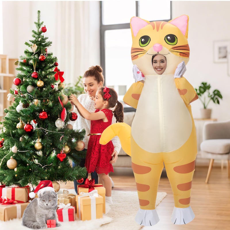 Spinosaurus Inflatable Cat Costume for Adult,Inflatable Christmas Costume Halloween and Thanksgiving Blow Up Animal Costumes for Woman and Men - Image 4