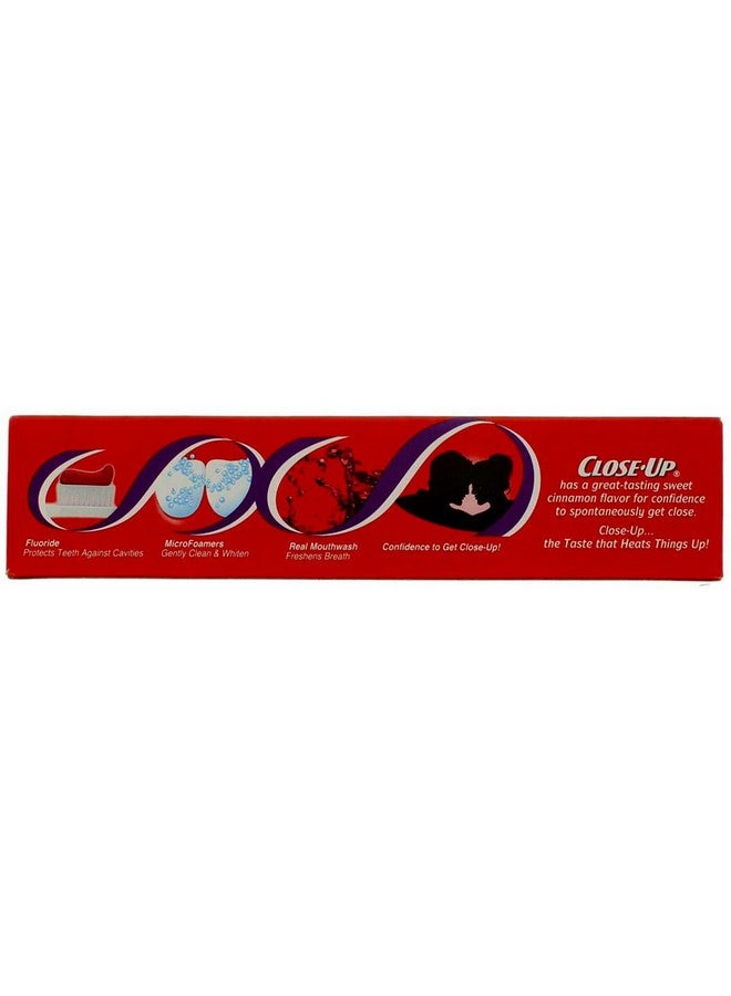 Close Up Closeup Closeup Cinnamon Red Gel Anticavity Fluoride Toothpaste 6 Oz (Pack Of 2) - Image 5