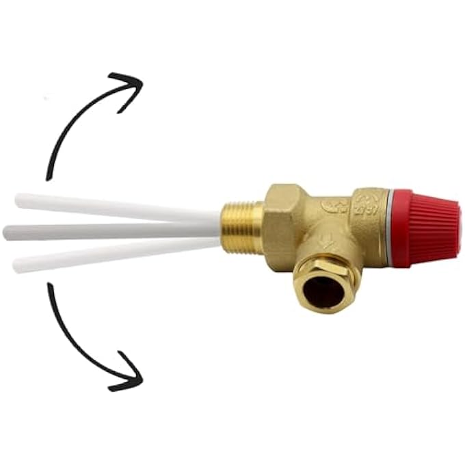 ALTECNIC PRESSURE AND TEMPERATURE RELIEF VALVE 10 BAR 1/2 TPR15 - Image 2