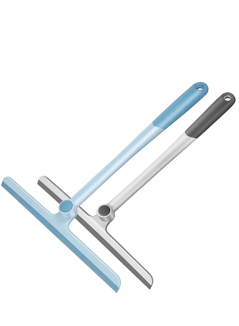 SYOSI Shower Squeegee for Shower Doors, Shower Squeegee for Glass Doors, Bathroom, Mirrors, Squeegee for Windows Cars and Tile Walls - Image 1