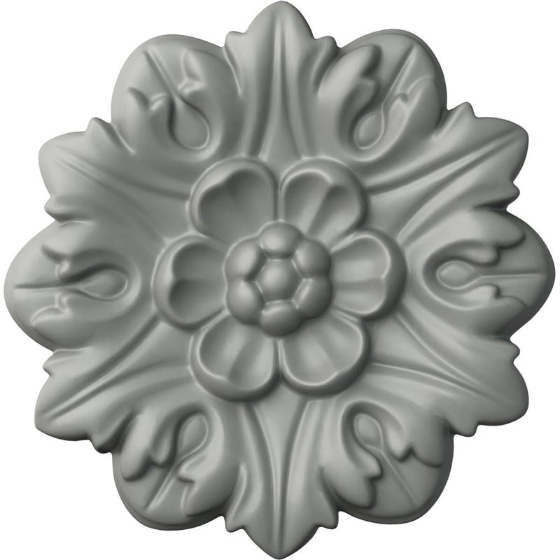 Ekena Millwork ROS07X07KE Kent Round Rosette, 7 5/8"OD x 1 3/8"P, Primed - Image 1