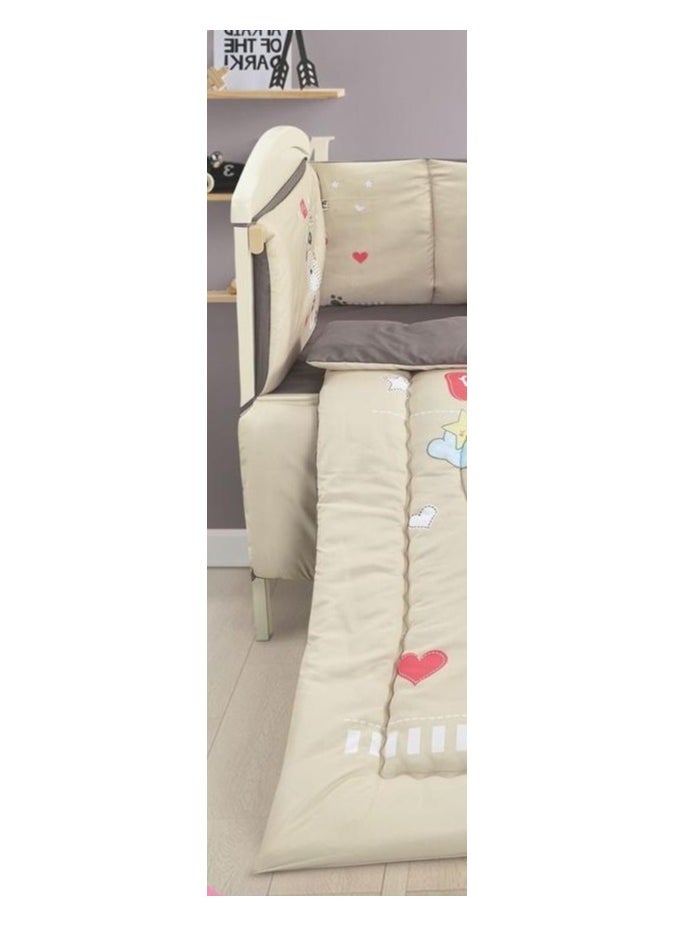 SMART HOME Baby bed sheet set, mattress set, set consisting of a baby quilt, 90x145 cm  - Image 2