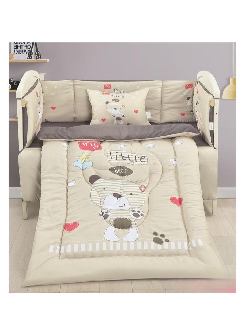 SMART HOME Baby bed sheet set, mattress set, set consisting of a baby quilt, 90x145 cm  - Image 1