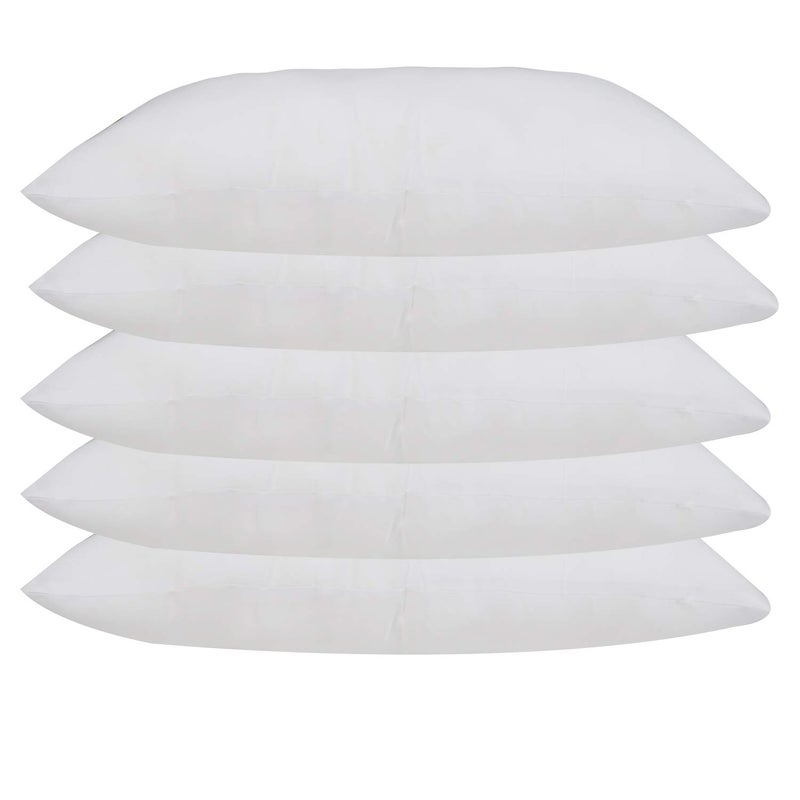 CLASORA Fibre Filled 5 Piece Pillow Set - 16" x 24", Antique White - Image 1