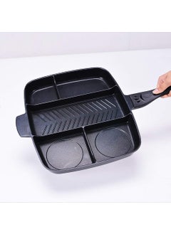 PAVITYAKSH PAVITYAKSH 5 in 1 Magic Frying Pan Master Non-Stick Divided Grill Pan Fry Oven Meal Skillet Baking Cookware  - Image 2