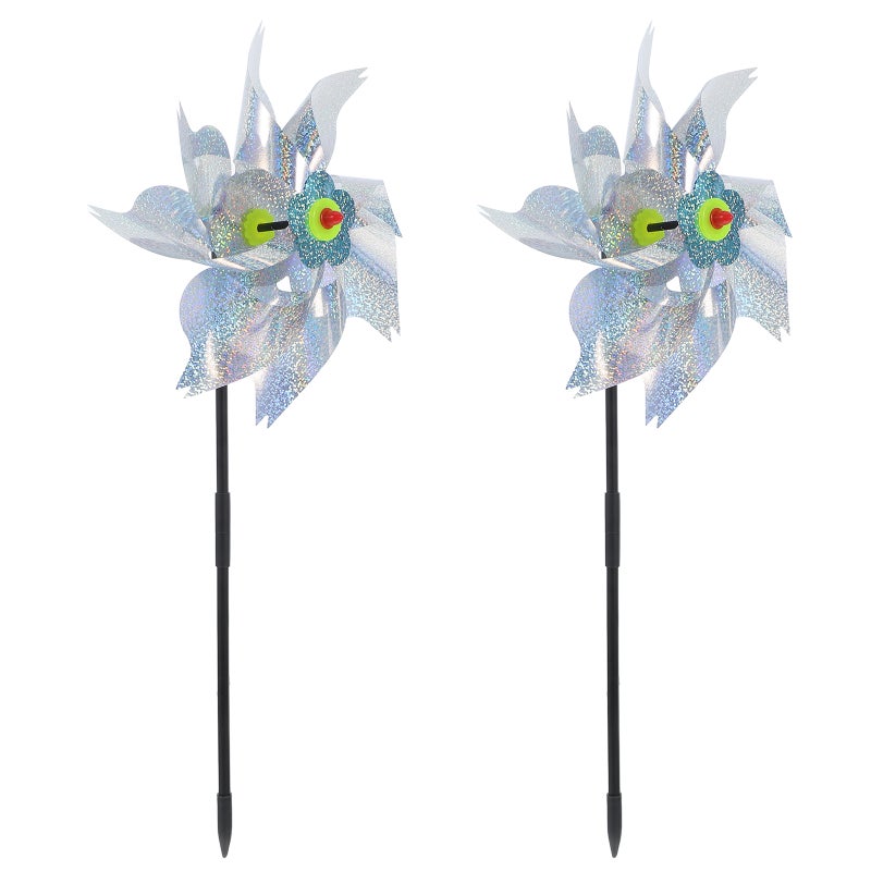 2pcs Bird Windmill Wind Lovely Garden Decoration - Image 5
