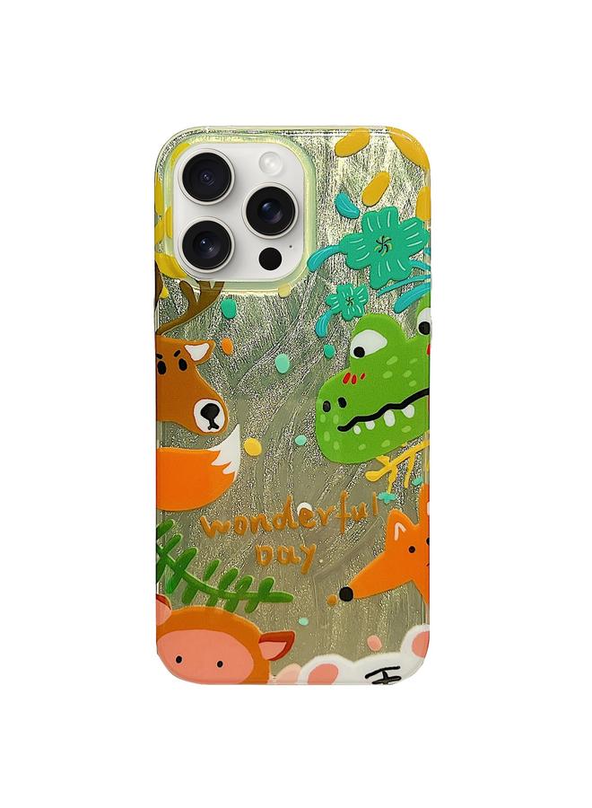 اس-توب جراب لهاتف iPhone 15 Pro Max، جراب هاتف TPU مزدوج الجوانب بتغطية كاملة IMD - Image 1