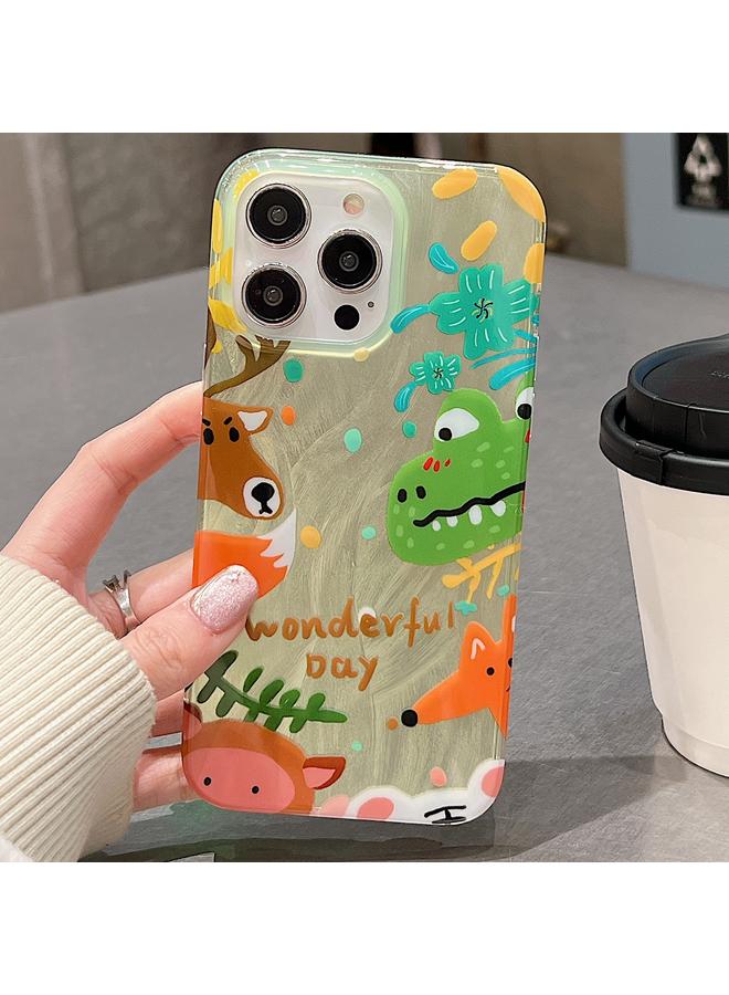 اس-توب جراب لهاتف iPhone 15 Pro Max، جراب هاتف TPU مزدوج الجوانب بتغطية كاملة IMD - Image 2