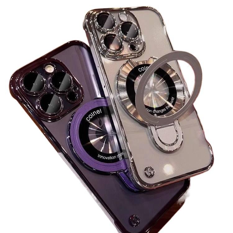 MagSafe Case | Drop Protection | Shockproof Cover for iPhone 13 | Purple Acrylic - Image 5