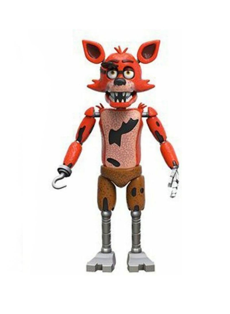 Nights Freddy Action Figure Articulated FNAF Figure Joints Moveable Action Figure Gift, Desktop Decorations - Foxy - Image 1