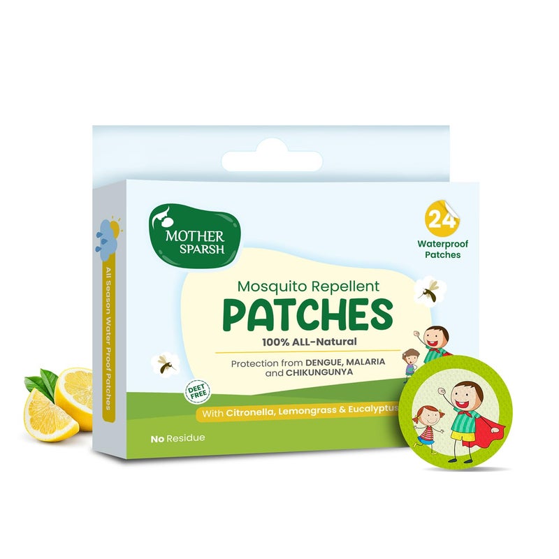 Mother Sparsh Mosquito Repellent Patches for Kids (24 Patches) - Image 1