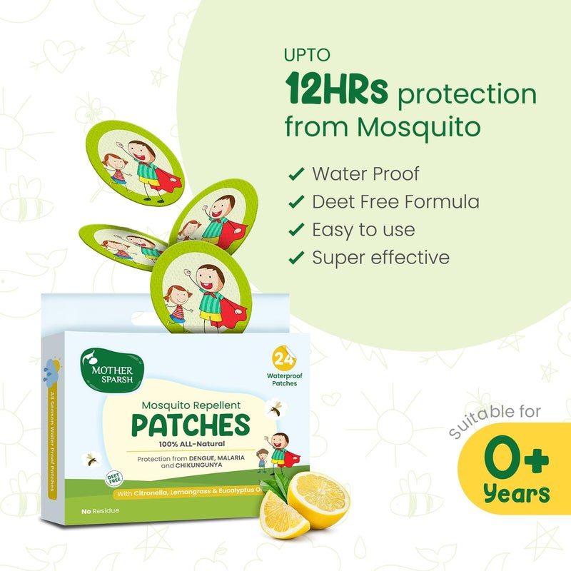 Mother Sparsh Mosquito Repellent Patches for Kids (24 Patches) - Image 3