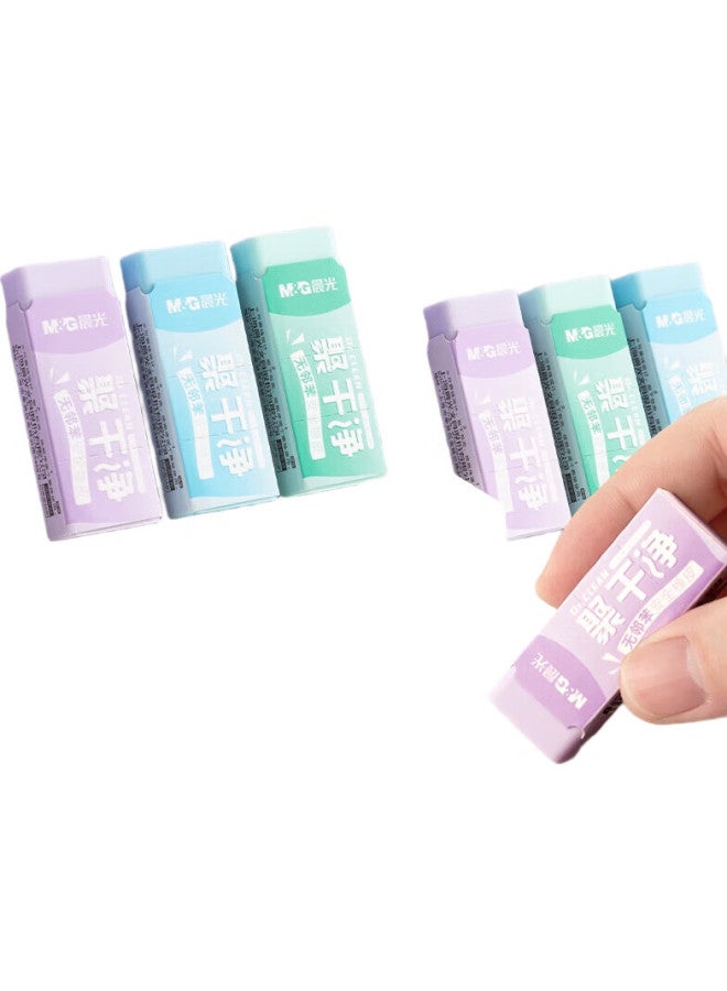 M.G Chenguang (M&G) Stationery Colored Erasers, Easy To Erase, Phthalate-Free Safe Erasers, For Students' Exams, Art Drawing Sketching, Medium Size, 6-Pack Axp963Nz - Image 3