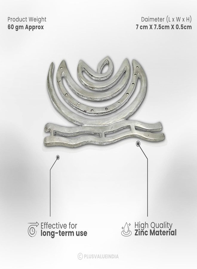 Plus Value Zinc Helix Vastu Remedies for North-East Kitchen, Toilet, Ishanya Dosha Nivaran, Missing Corner & Cut Defects, Spiral Energy Tool 1pc Home Vastu Correction Tool (3 Inch Grey Color) - Image 4